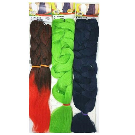 X Pression Xpression Ultra Hair Braid Braiding Extension Kanekalon