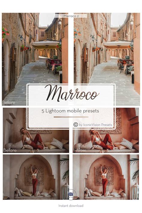 Lightroom Mobile Presets Marocco Influencer Lightroom Etsy