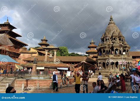 The Impressive Architecture of Patan Durbar Square Editorial Stock ...