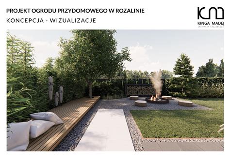 Ogród inspirowany stylem skandynawskim w Rozalinie Kinga Madej