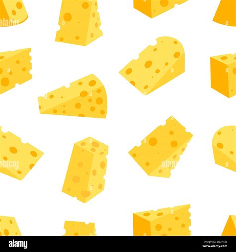 Cheese Seamless Pattern Stock Photo Alamy