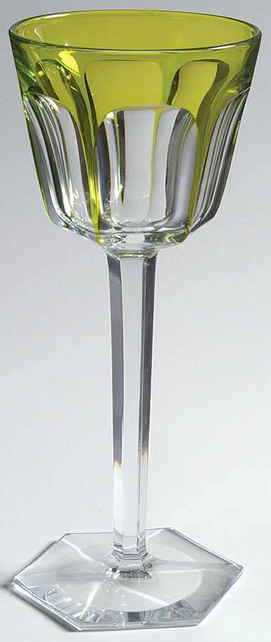 Harcourt Versailles Cut Chartreuse Rhine Wine By Baccarat