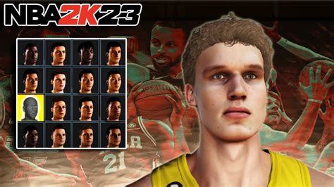 Lauri Markkanen Face Creation And Build In Nba 2k23 Step By Step