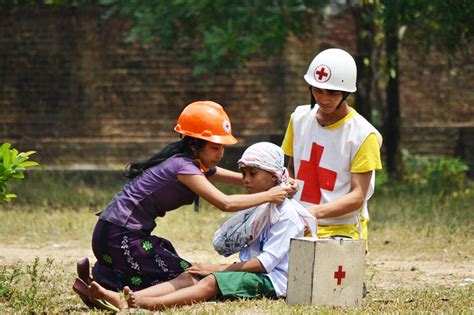 First Aid Safety Services Myanmar Red Cross Society MRCS