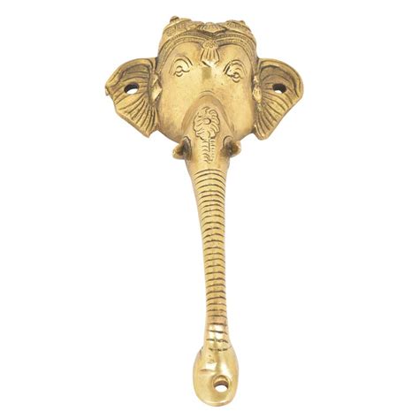 Brass Ganesha Door Handle