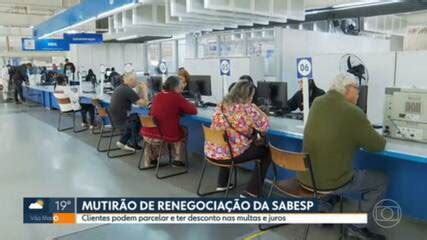 Vídeo Mutirão renegocia dívidas da Sabesp SP1 G1