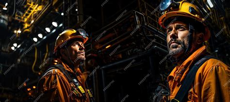 Premium Photo | Oil Rig Worker An oil rig worker operates heavy ...