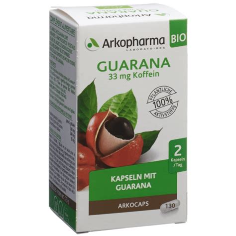 Comprare Arkocaps Guarana Organic Capsules Pezzi Kanela