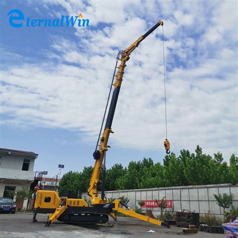 Spider Crane Portable Floor Hydraulic Small Crane For Warehouse