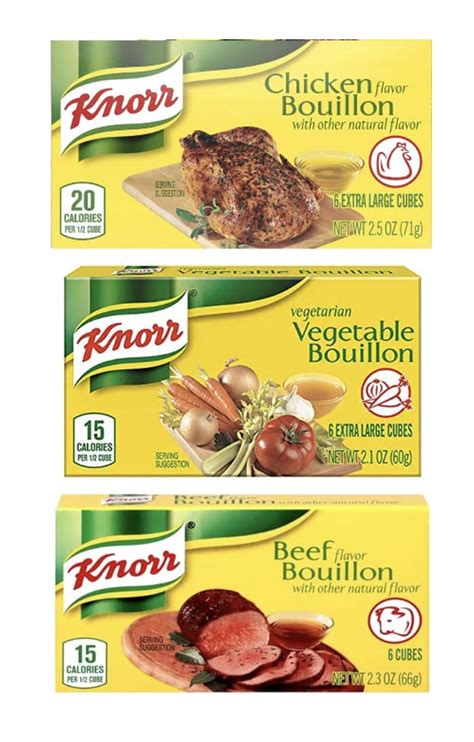 Amazon Bouillon Cubes Variety Pack Vegetable Beef And Chicken