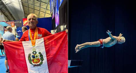 Clavadista peruano Jorge Zegarra consiguió una medalla de oro en el