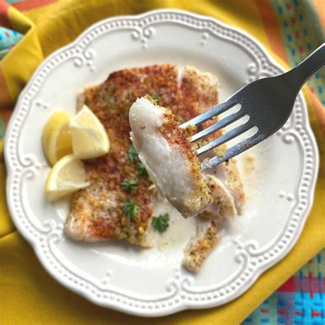 Baked Corvina Recipe With Lemon Pepper Crust The Dinner Mom