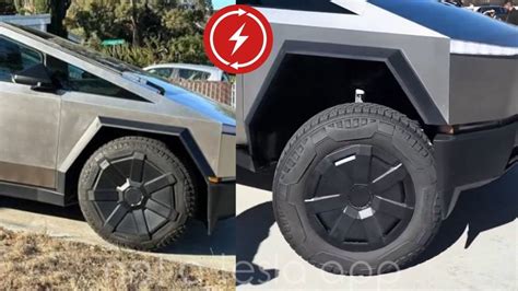 Tesla Unveils New Wheel Caps For Cybertruck A Fresh Look With Pirelli