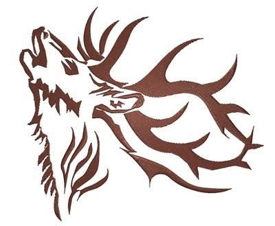 Elk Head Tattoo