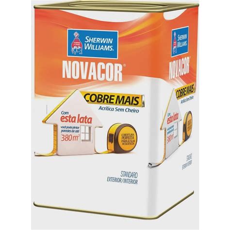 Tinta Sherwin Williams Novacor Standard L Gelo Fosco No Shoptime