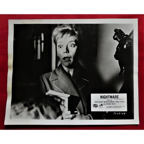 Nightmare 1962 Original Uk Foh Lobby Card Look Of Horror On