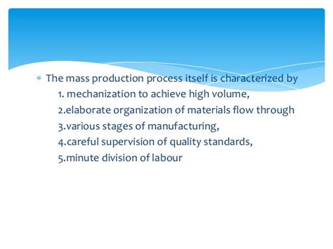 Mass Production: Examples, Advantages, And Disadvantages, 52% OFF