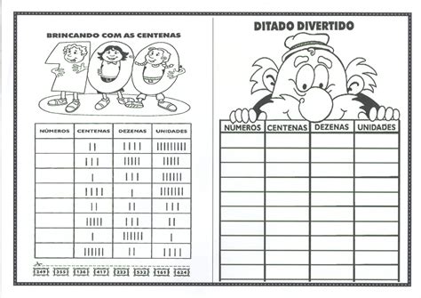 Centena Dezena e Unidade CDU Alfabetização Blog