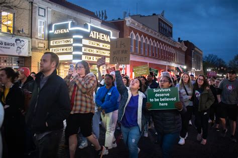 Athens community successfully Takes Back the Night in large numbers