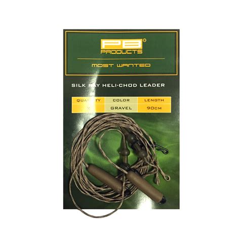 PB Silk Ray Heli Chod Leader 90 Cm Gravel Zunnebeld