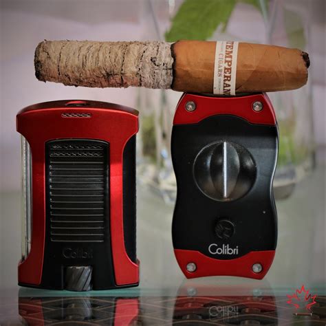 Colibri V Cut Cigar Cutter Red