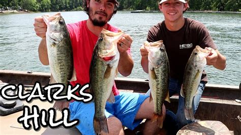 Hilarious 2v2 Bass Fishing Challenge Clarks Hill Lake Youtube