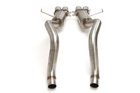 Chevy C Corvette Z Bullet Prt Axle Back Exhaust System Round Tips