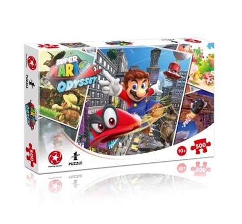 Winning Moves Super Mario Odyssey 500 Piece Jigsaw Puzzle Game Join