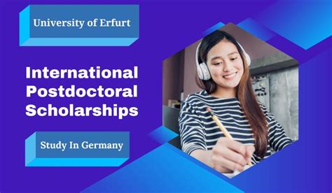 University of Erfurt International Postdoctoral Scholarships in Germany - Scholarship Positions ...