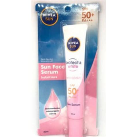 Jual Promo Nivea Sun Face Serum Spf Protect White Instant Aura