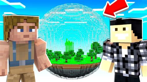 Survivre CoincÉ Dans Cette Boule En Cristal GÉante Sur Minecraft Avec