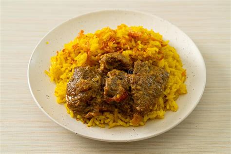 Beef Biryani or Curried Rice and Beef - Thai-Muslim Version of Indian ...