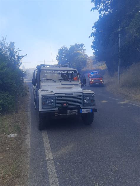 Cerveteri Scoppia Un Grosso Incendio A Ceri In Azione Anche