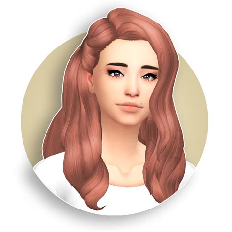 My Sims 4 Blog Side Barrette Hair Recolors By SevenSims