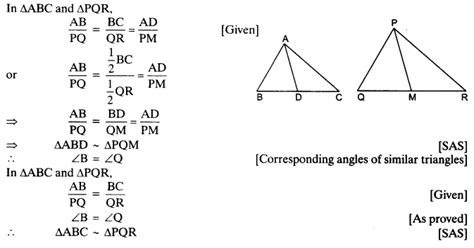 Ncert Solutions For Class Maths Chapter Triangles Ex