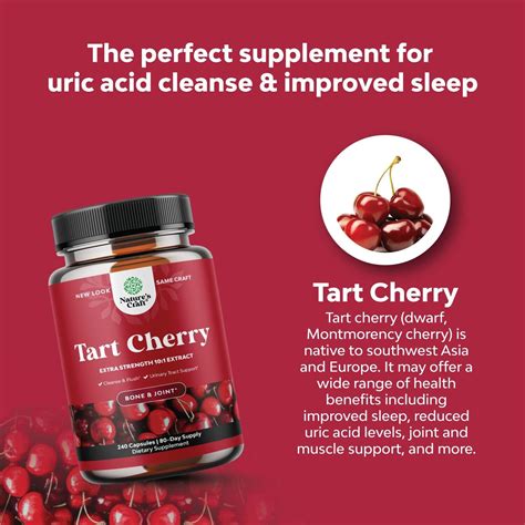 Advanced Tart Cherry Extract Capsules Extra Strength Tart Cherry Capsules 793611599390 Ebay