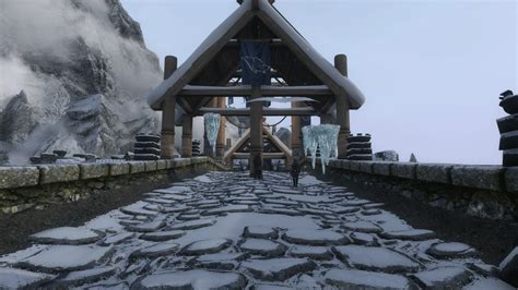 Lively S Patch For Icy Windhelm And City Entrances Overhaul Windhelm