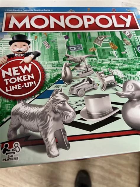 Hasbro Monopoly With New Token Line Up Board Game Picclick Uk