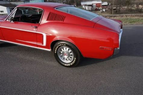 1968 Mustang Gt Fastback S Code 390 4 Speed Numbers Matching Marti Report For Sale Ford