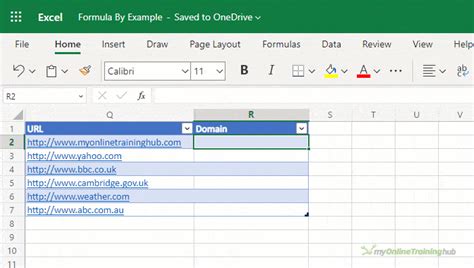 Excel Formula By Example • My Online Training Hub