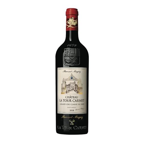 AOP Haut Médoc Château La Tour Carnet grand cru classé rouge 2018 75cl