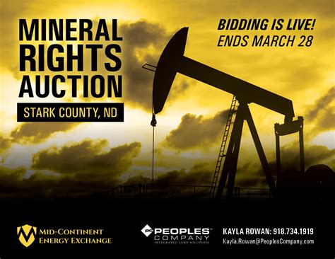 Stark County ND Mineral Rights Auction Mid Continent Energy Exchange