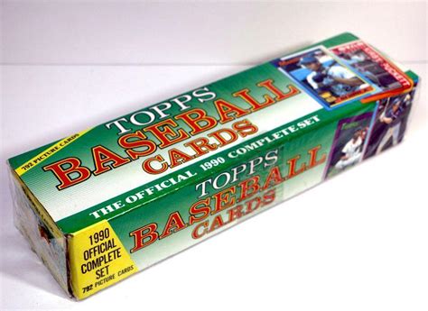 1990 TOPPS BASEBALL CARDS THE OFFICIAL COMPLETE SET FACTORY SEALED BOX