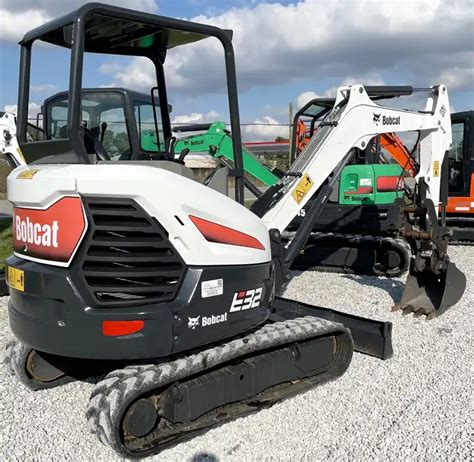 2021 Bobcat E32i Mini Excavator 1 860 Hours 24 Hp Diesel Engine Free Shipping