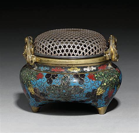 A RARE CLOISONNÉ ENAMEL CENSER MING DYNASTY 16TH CENTURY Christie s