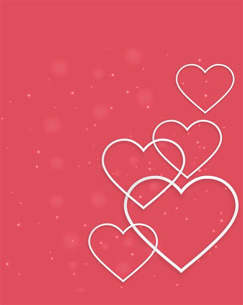 Vector O Fundo Cor De Rosa Em Forma De Cora O De Amor Vector Cor De