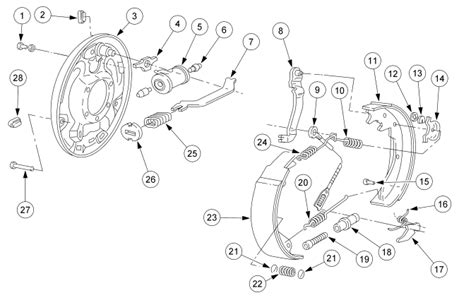 Ford Ranger Rear Brake Diagram