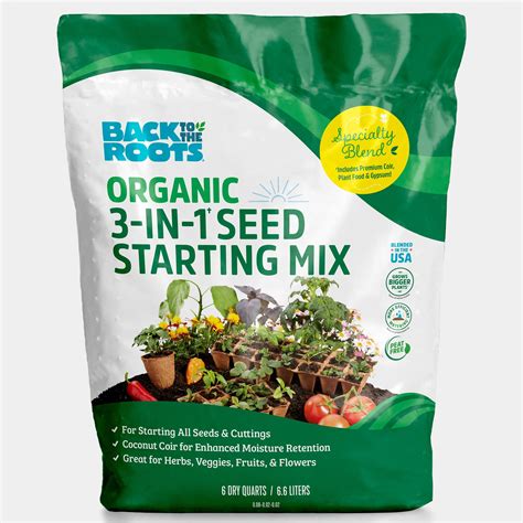 Organic Seed Starting Mix Specialty Blend (6 QT) – Back to the Roots