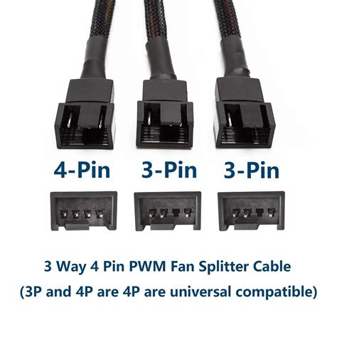 L Fter Verteiler Splitter X Buchse X Stecker Pwm Kabel Pin Adapter