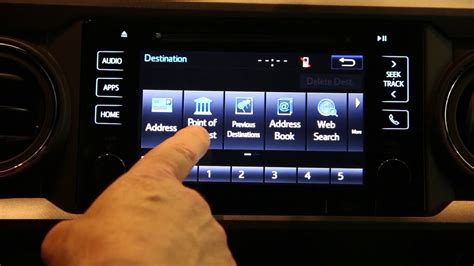 How To Use The Navigation On The Toyota Entune 25 System Youtube